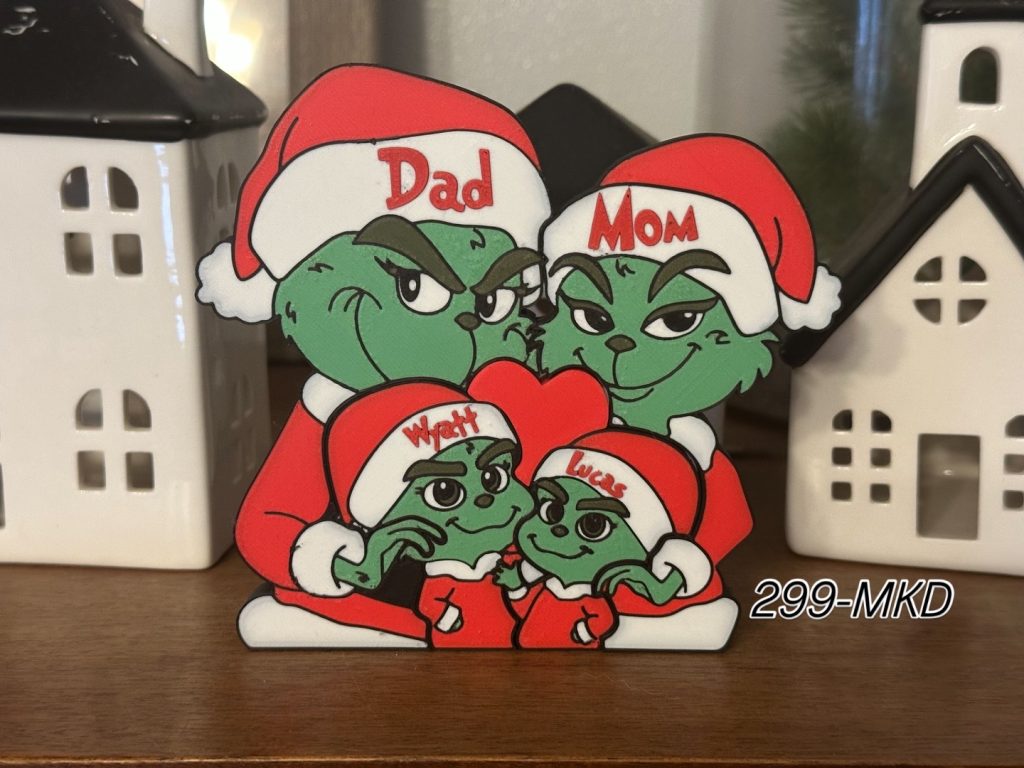 Family Customizable Christmas Grinch