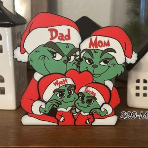 Family Customizable Christmas Grinch