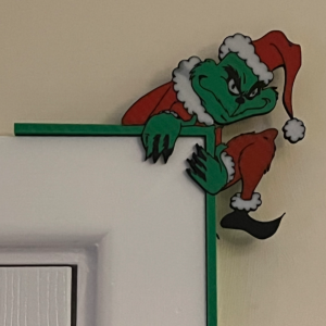 Christmas Door Corner Grinch