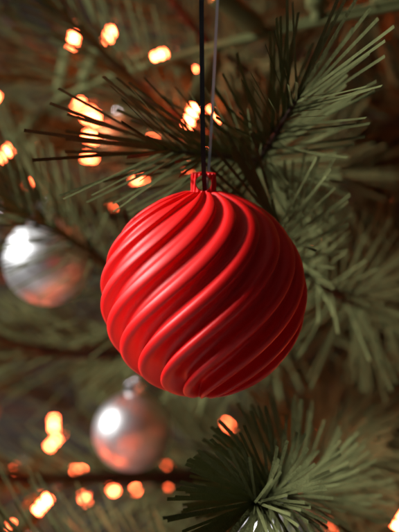 Christmas Ornament Llampion 6-pcs set