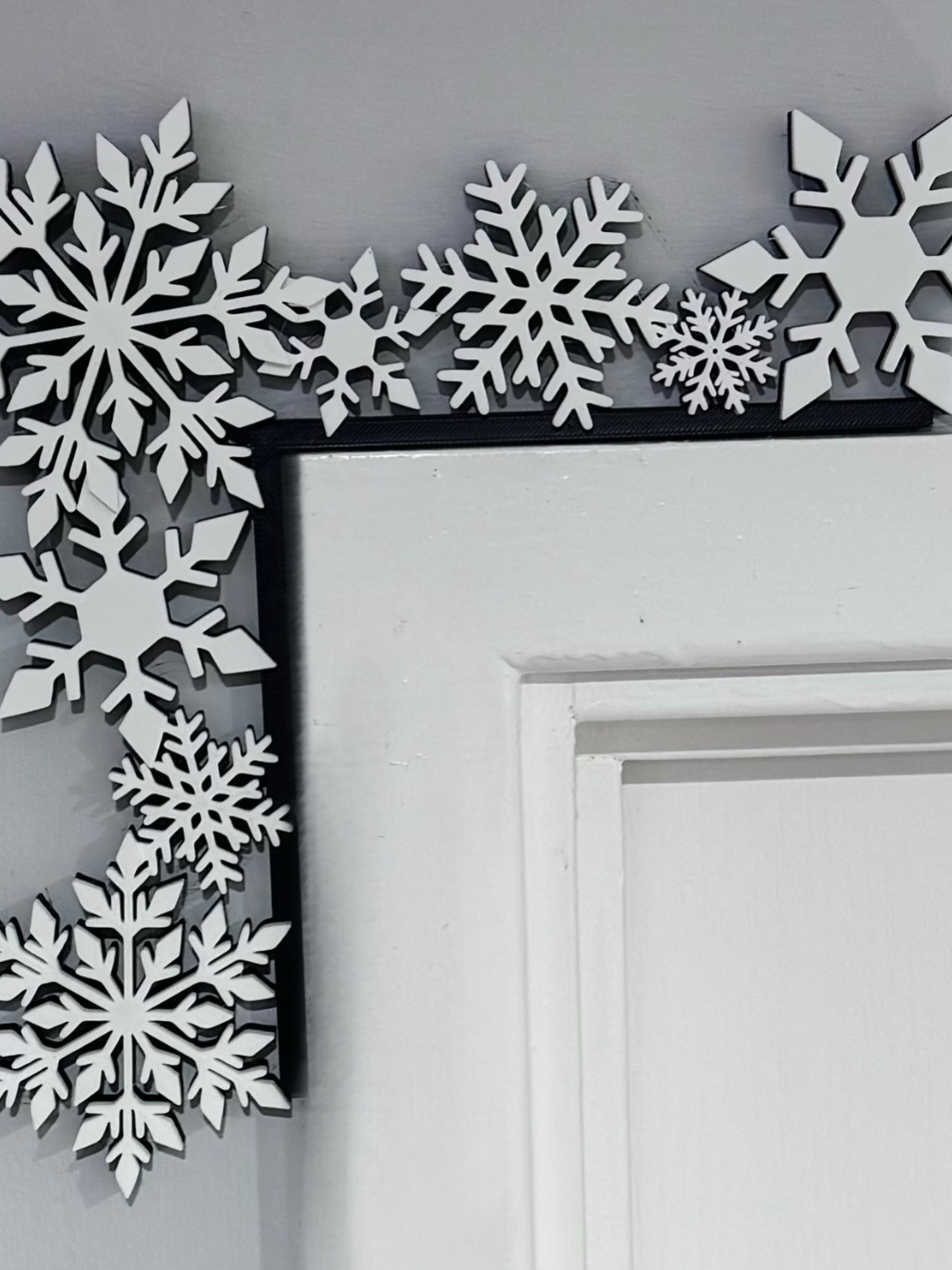 Snowflake Christmas Door Corner Decoration